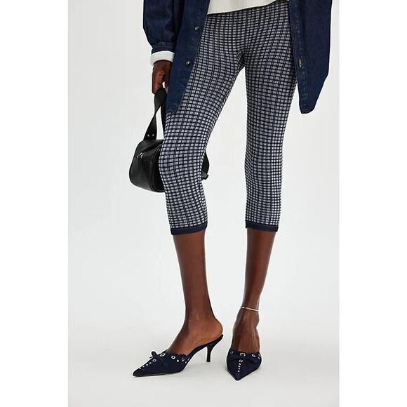 $168! Free People Arabella Heels In Navy Blue Suede 9.5 New without a box - Picture 3 of 8